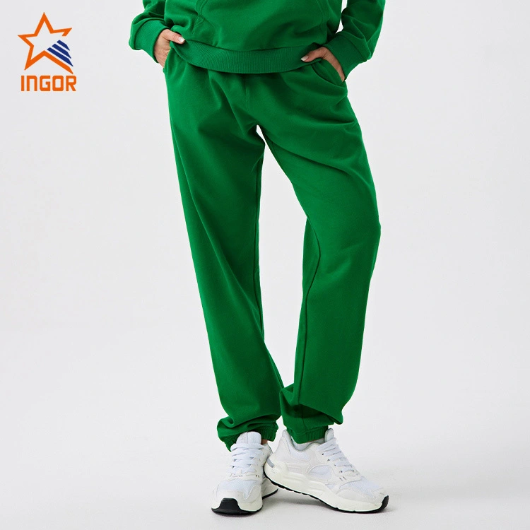 Ingorsports Athletic Wear Manufacturers Custom Women Sweatpant Over Size Jogger Pants With Adjust Draw String 1