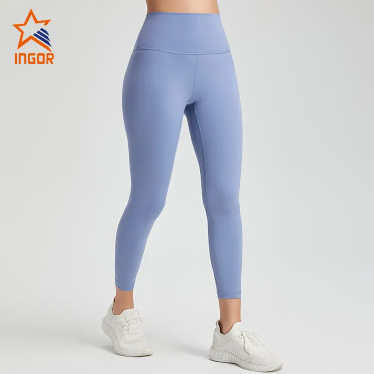 INGOR SPORTSWEAR new ladies white leggings  factory for yoga 5