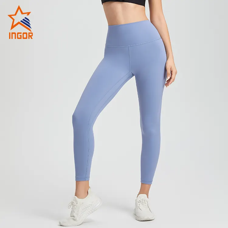 INGOR SPORTSWEAR new ladies white leggings  factory for yoga 6