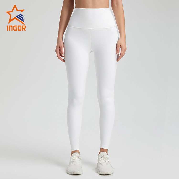 Ingorsports Leggings Wholesale Suppliers Custom Women Basic High Waist Leggings With Card Pocket 1