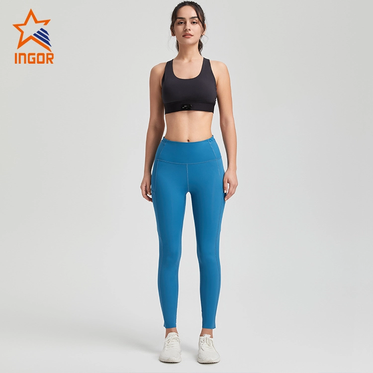 Ingorsports Custom Fitness Apparel Women Activewear Yoga Bra & High Waist Sports Leggings Sports Sets 1