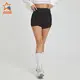 fashion women's compression running shorts  white factory for sportb 4