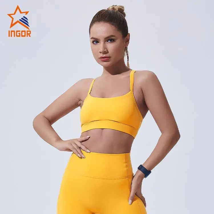 Ingorsports Private Label Activewear Maßgeschneiderte Trainingskleidung für Damen, Sport-Yoga-BH 1