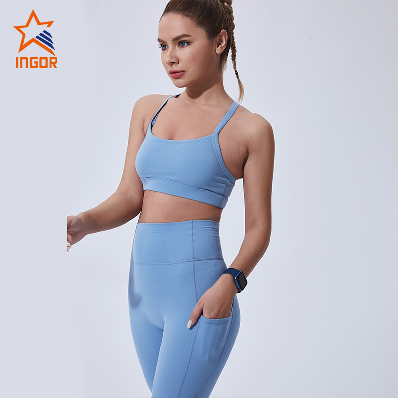 Ingorsports Wholesale Workout Clothes Custom Women Yoga Sports Bra 3