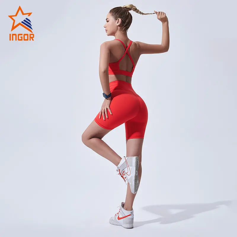 INGOR SPORTSWEAR women's mesh shorts  manufacturer for yoga 8