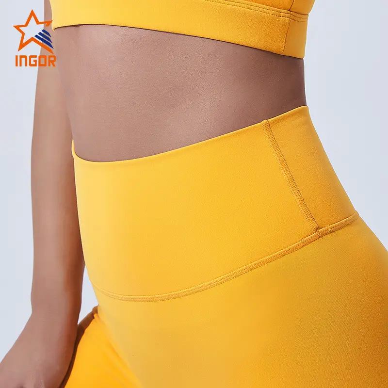 nice yellow shorts women's  workout for ladies 5