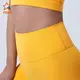 nice yellow shorts women's  workout for ladies 5