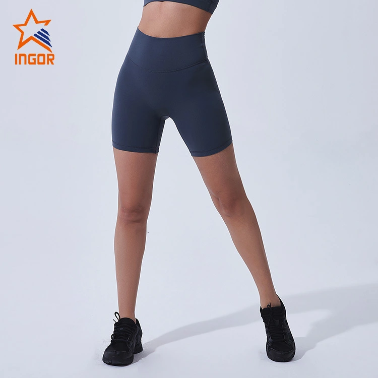 Fornitore di abbigliamento sportivo Ingorsports Produttore di pantaloncini da yoga per donna con marchio privato Servizio personalizzato 1