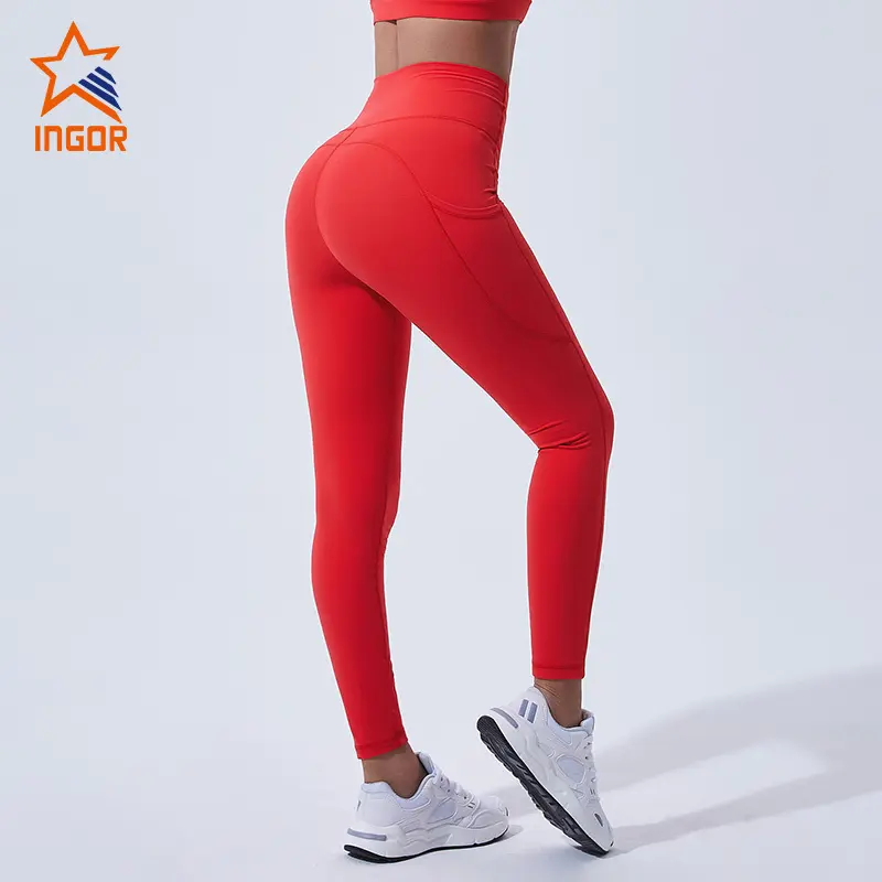 nice womans gym leggings waisted wholesale for sport 5