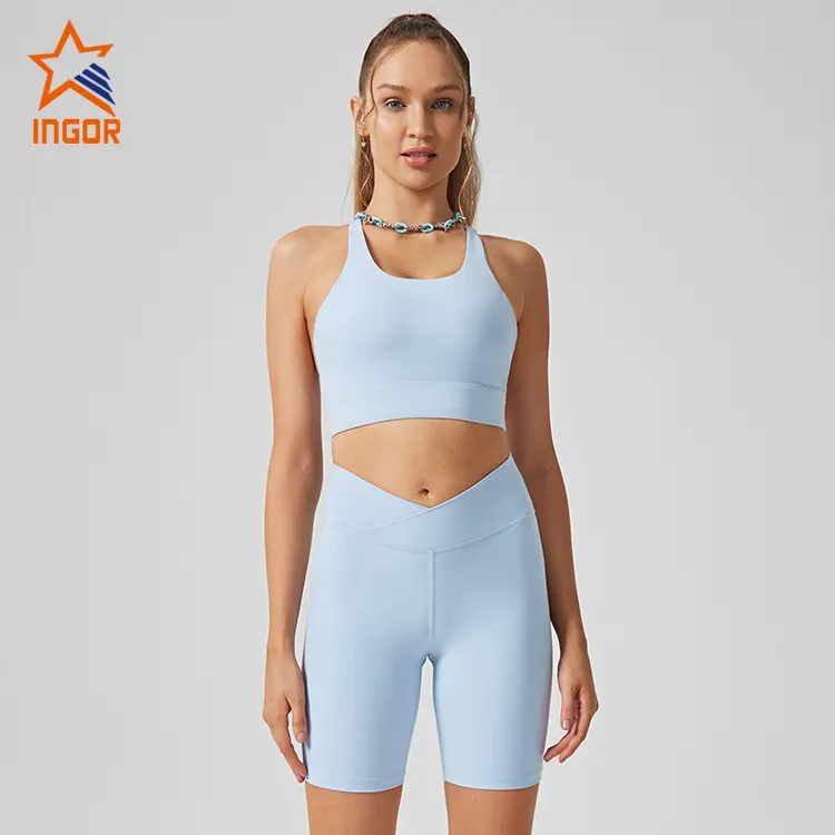 INGOR SPORTSWEAR waisted yellow shorts women's  wholesale for girls 8