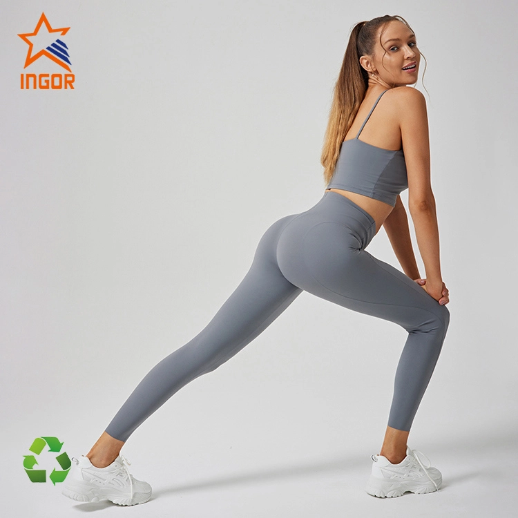 Ingorsports Fitness Wear Suppliers Women Sports Bra & Leggings Yoga Pants Sets 1