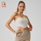 INGOR SPORTSWEAR white running bra factory for women 2