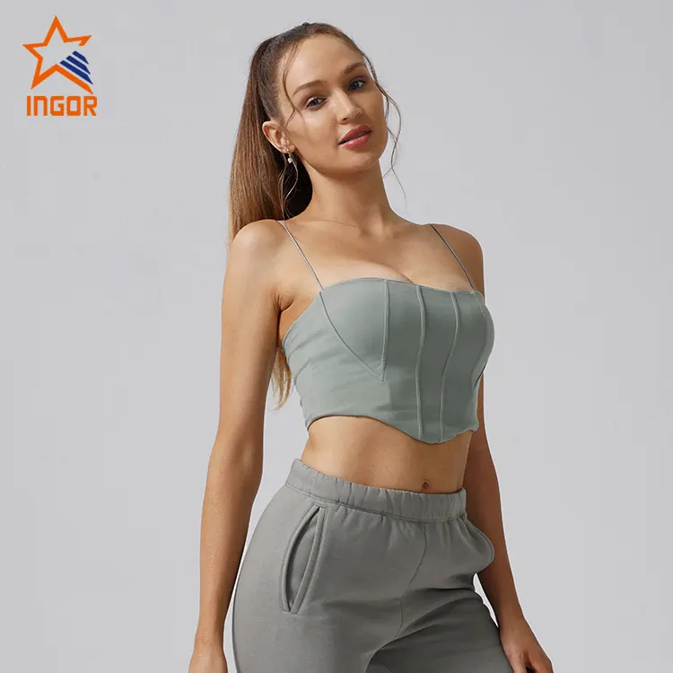 INGOR SPORTSWEAR white running bra factory for women 5