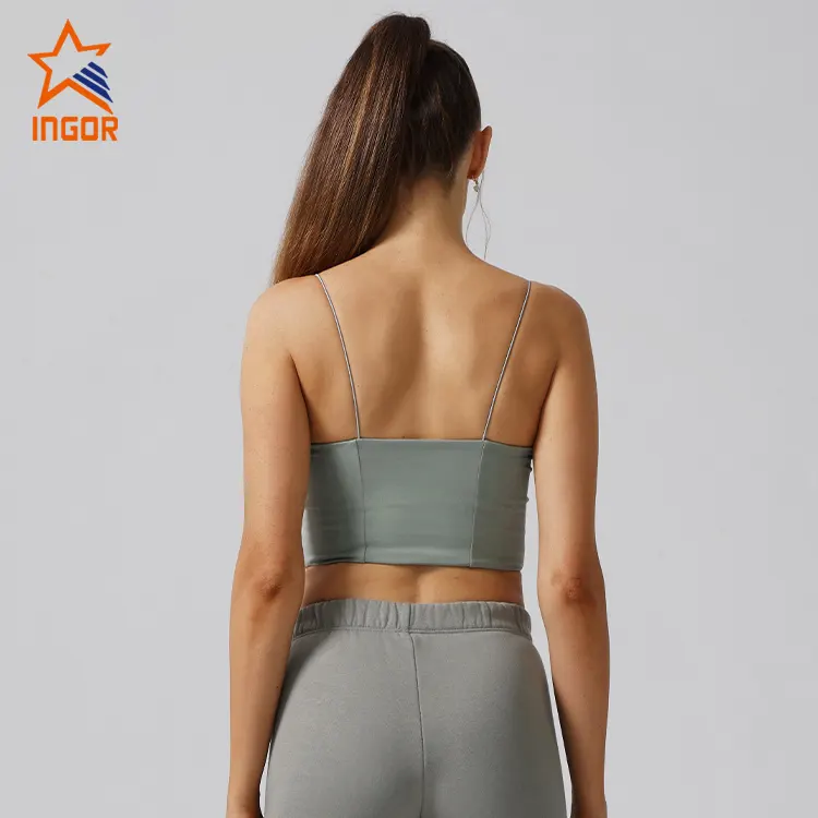 INGOR SPORTSWEAR white running bra factory for women 6
