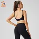 fashion sports bra top grey factory for ladies 3