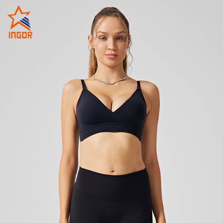 Ingor Sportswear Workout Clothing Manufacturers Women Soft Fit Nursing Bra 1