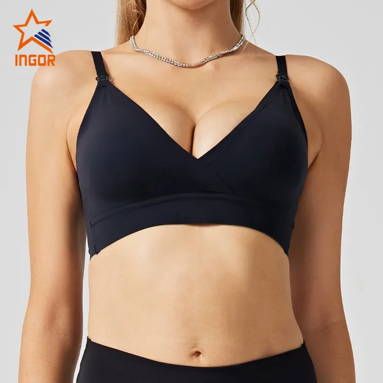 fashion sports bra top grey factory for ladies 6