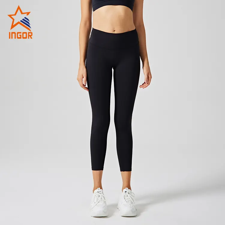 INGOR SPORTSWEAR fashion mesh yoga pants at the gym 4