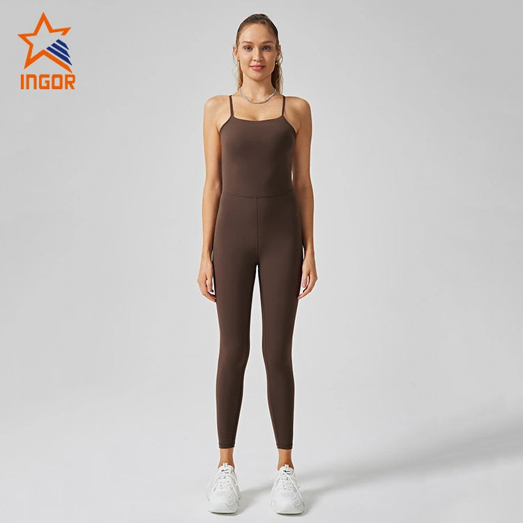Tuta da palestra in pezzo unico da donna, produttore di abbigliamento da allenamento Ingor Sportswear 1