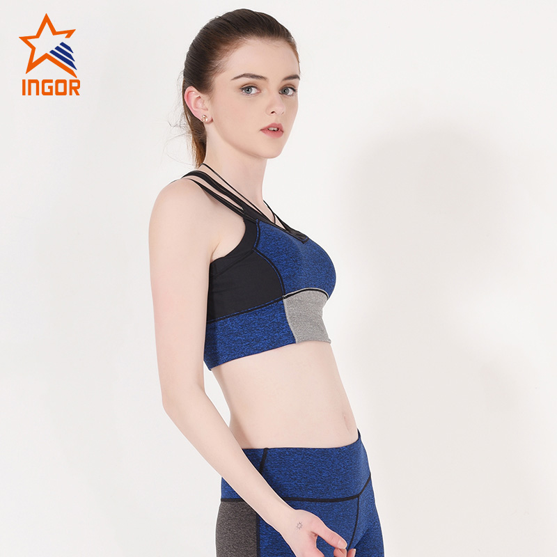 Ingorsports Adjustable strap running sports bra GYB16005 2