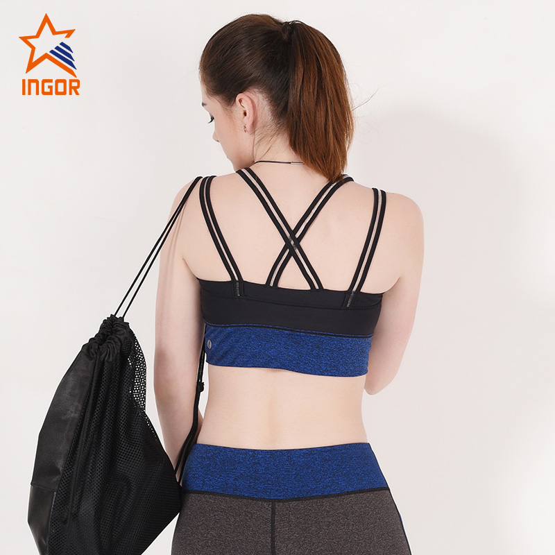 Ingorsports Adjustable strap running sports bra GYB16005 3