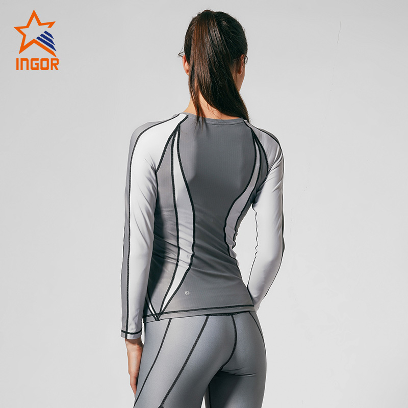 Ingorsports Lange yoga sport sweatshirts shirts GRC16004 2