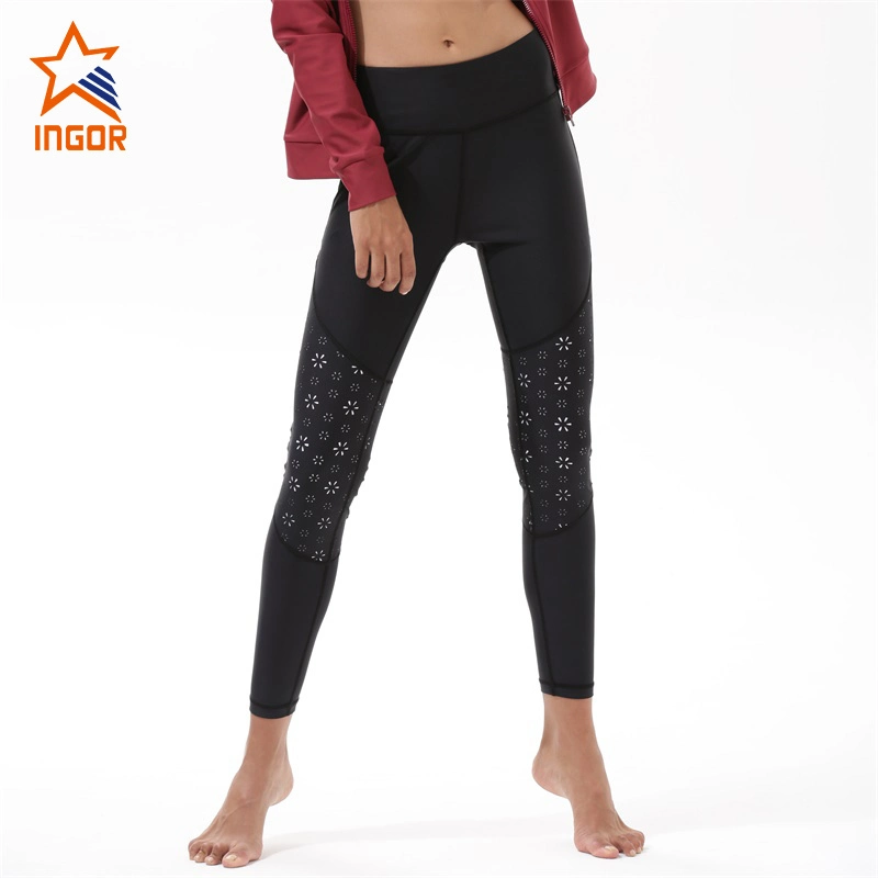 Ingorsports ヨガ ブラック レギンス 女性用 Y1921P22 1