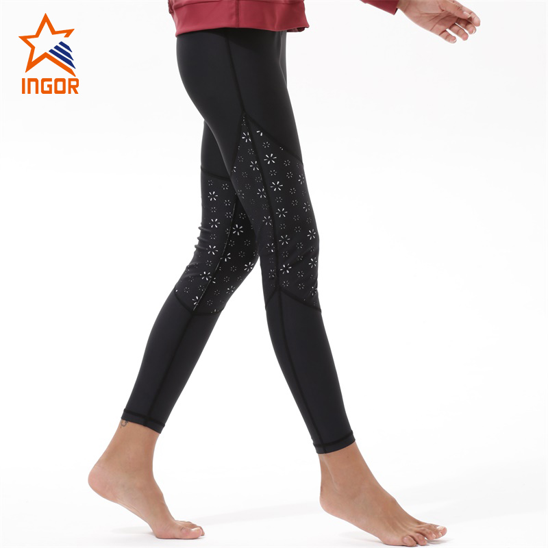 Ingorsports Yoga Black Leggings For Women Y1921P22 3