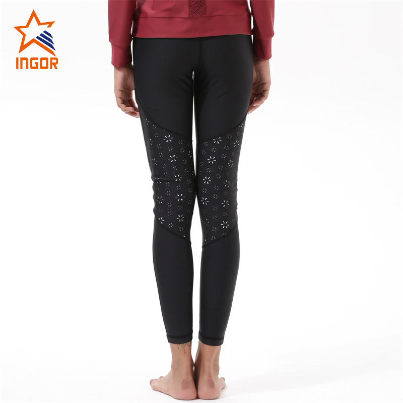 Ingorsports Yoga Black Leggings For Women Y1921P22 4