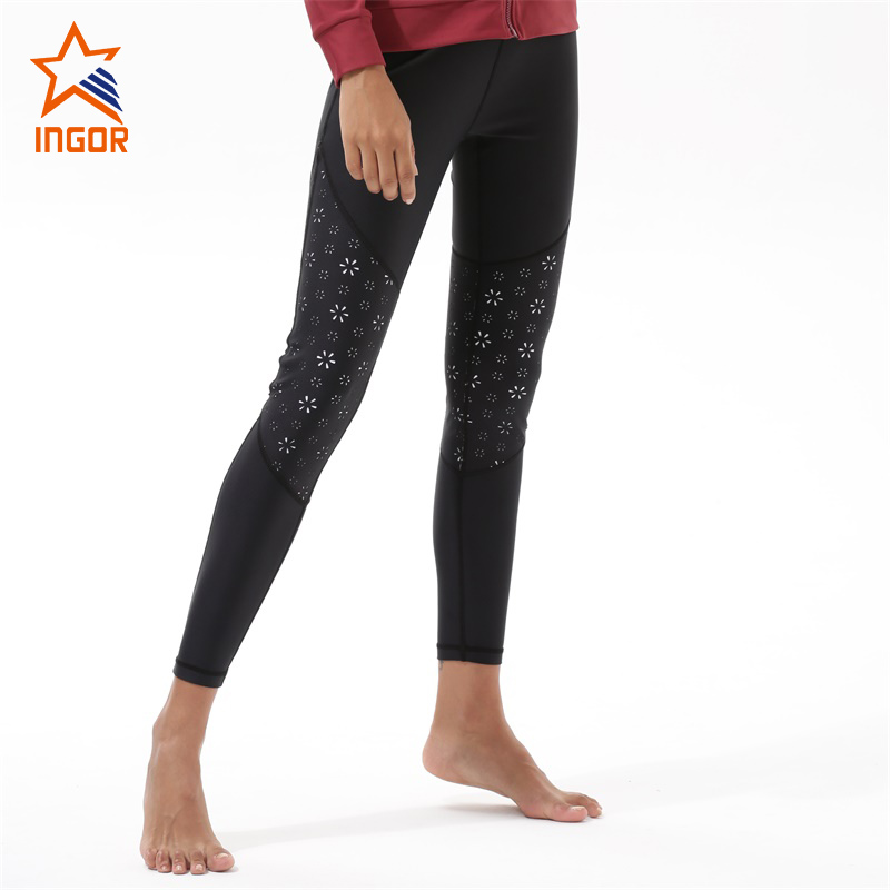 Ingorsports Yoga Black Leggings For Women Y1921P22 2