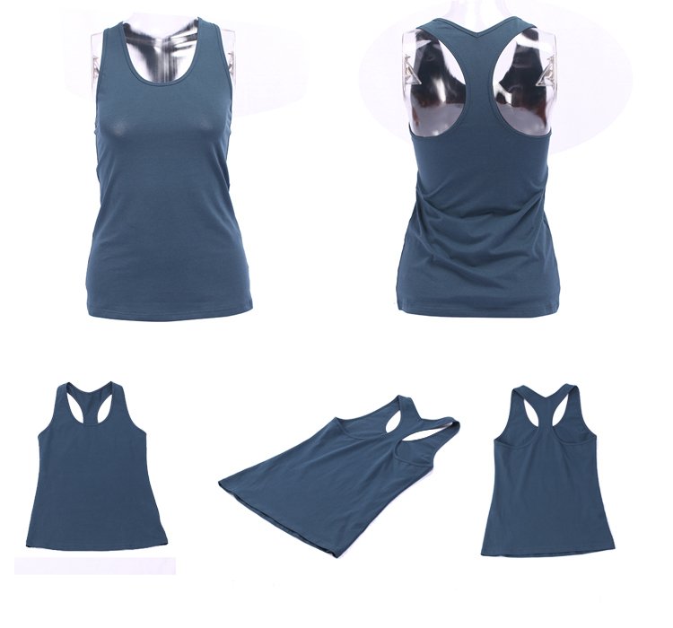 soft yoga tops fashion with racerback design for ladies 4