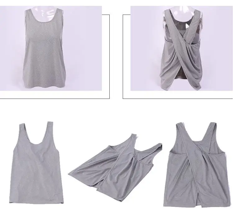 INGOR fashion crop tank with racerback design for girls 4