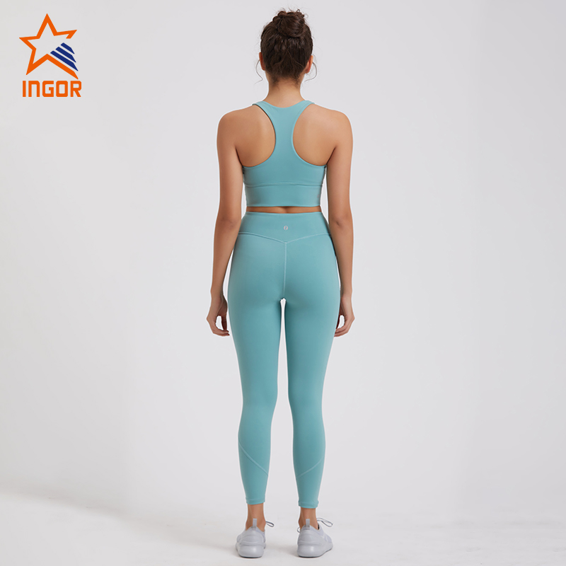Ingorsports Women Racerback Sports Bra Workout Yoga Set 3