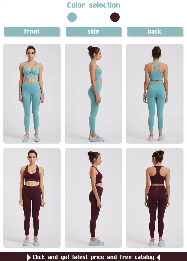 custom yoga set online factory price for gym 6