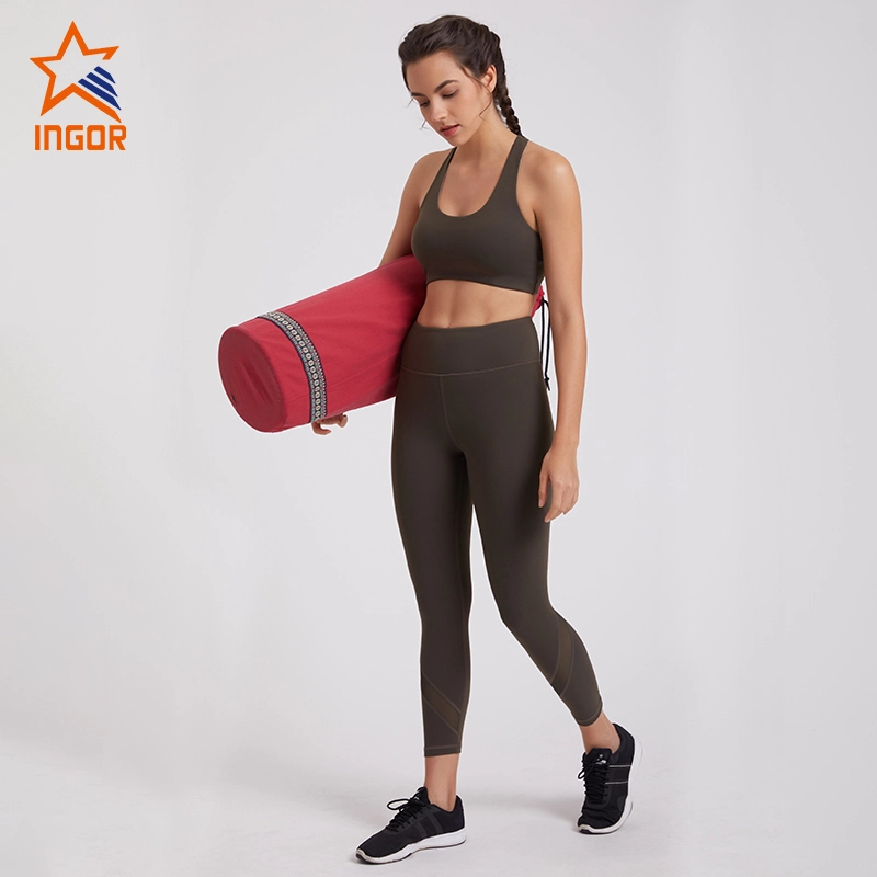 Ingorsports Yoga-BH-Trainingsset für Damen im neuen Design mit hohem Halt 1