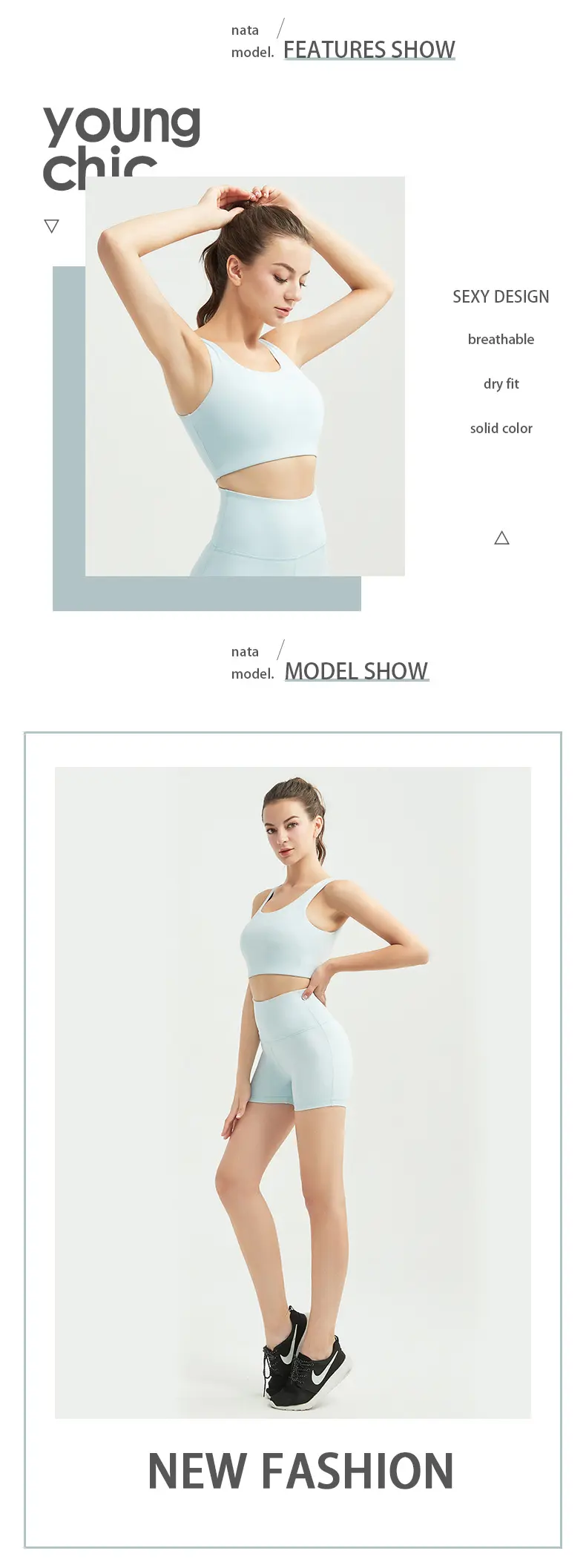 high quality best yoga clothes bulk production for ladies 3