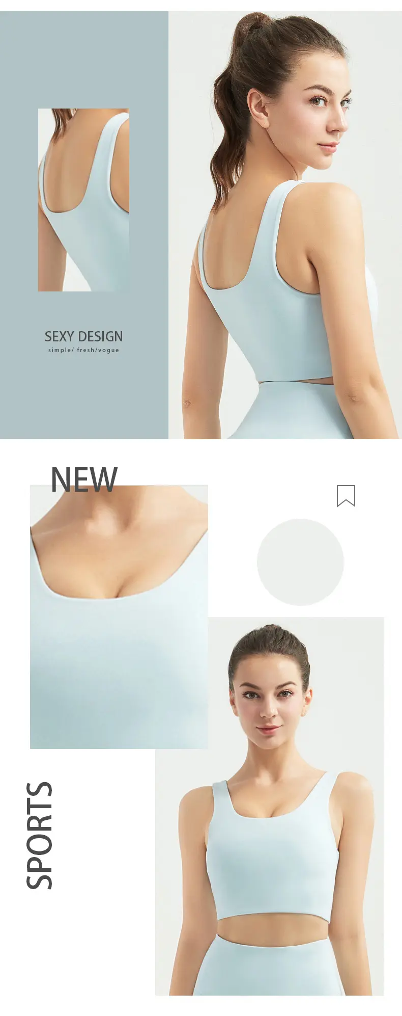 high quality best yoga clothes bulk production for ladies 5