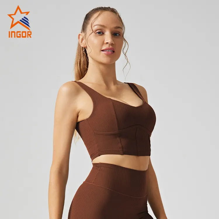 INGOR SPORTSWEAR neck custom sports bras manufacturer for ladies 7