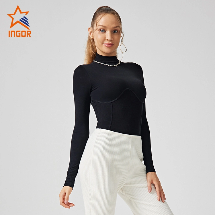 Gym Clothing Manufacturers Oem Odm Custom Women Long Sleeve T Shirts 1