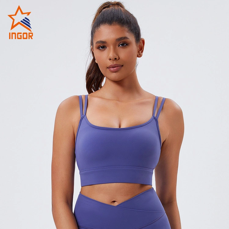 Produttori di abbigliamento fitness ODM OEM Reggiseno sportivo riciclato da donna personalizzato 1