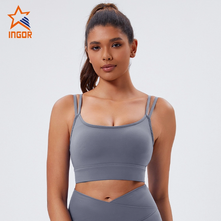 ODM OEM Custom Gym Clothing Manufacturer Recycled Fabric Yoga Sports Bra 1