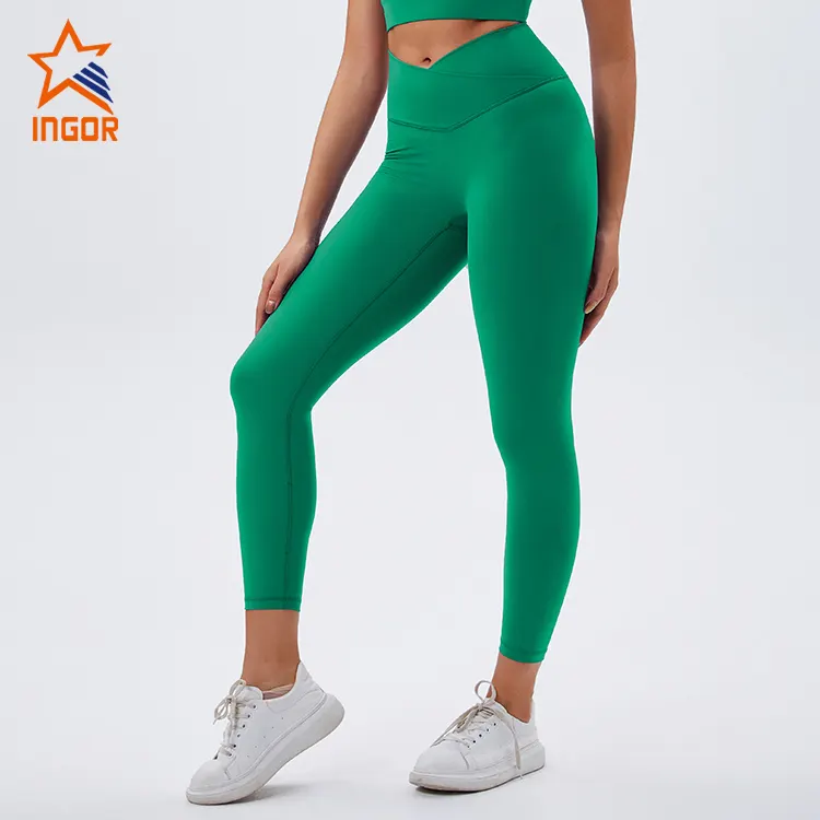 INGOR SPORTSWEAR leggings high waisted yoga pants for ladies 2