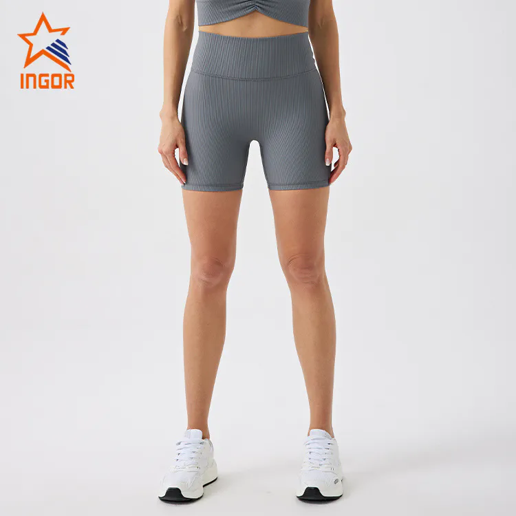 Women's Custom Seamless Sports High Waist Skinny Shorts