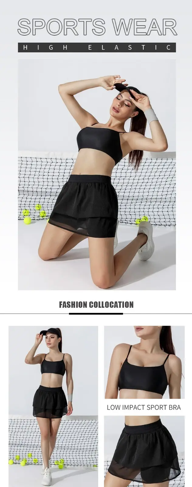 INGOR personalized tennis shorts woman supplier 2