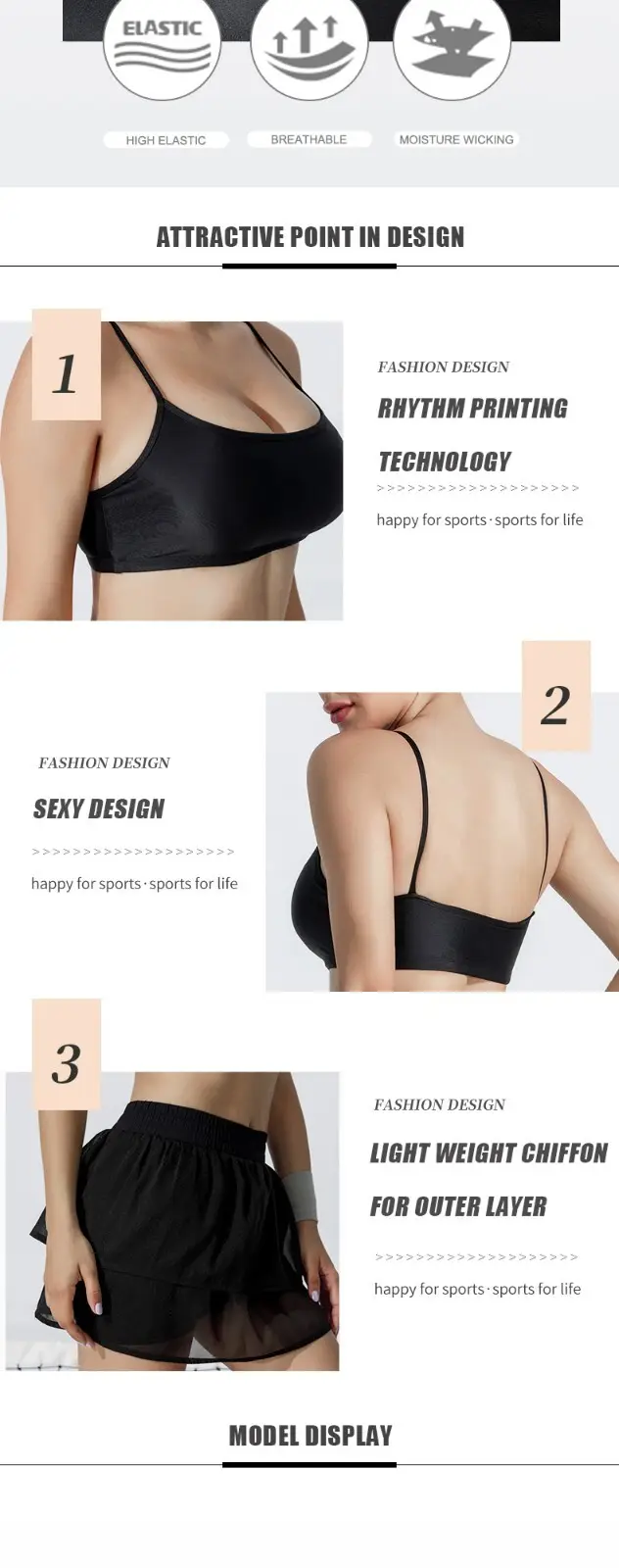 INGOR personalized tennis shorts woman supplier 4