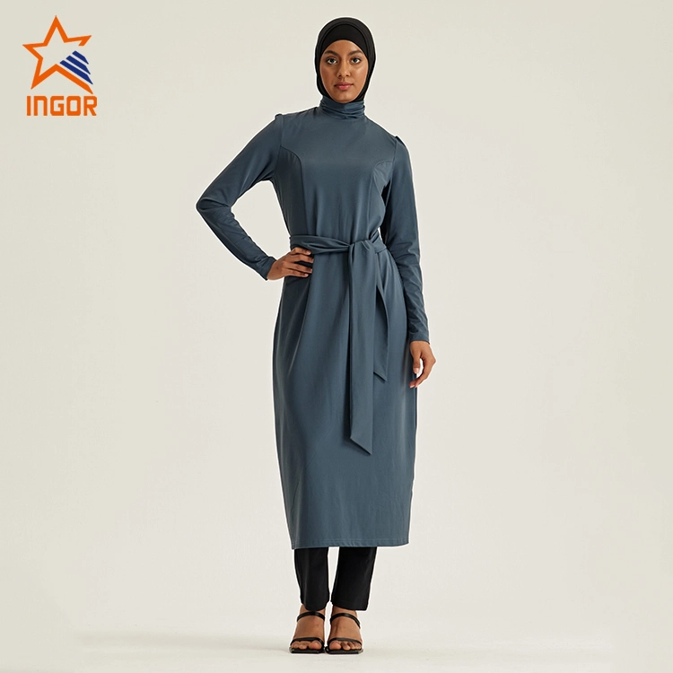 Moslim islamitische aangepaste kleding dames maxi tuniek 1