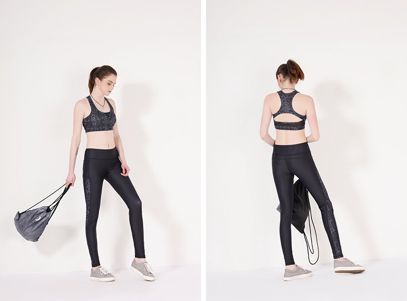 ladies leggings  running plain exercise Warranty INGOR 2