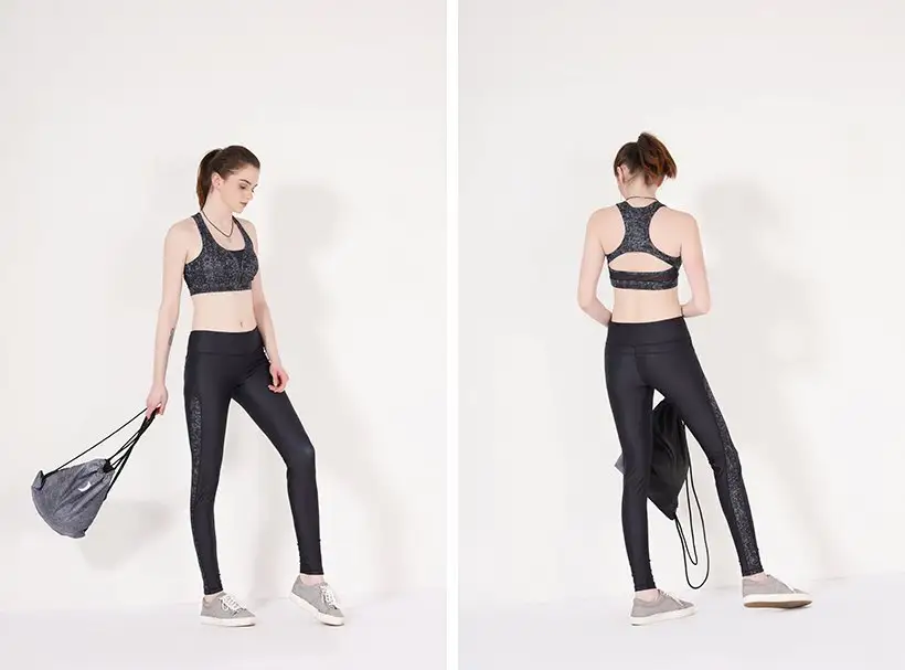 plain women activewear yoga pants INGOR 2