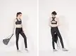 plain women activewear yoga pants INGOR 2