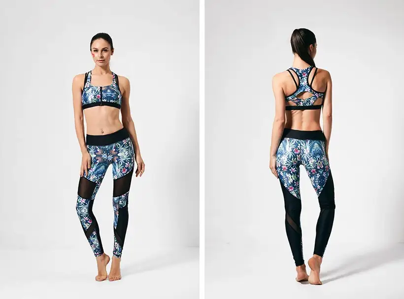Custom leggings mesh yoga pants INGOR activewear 2